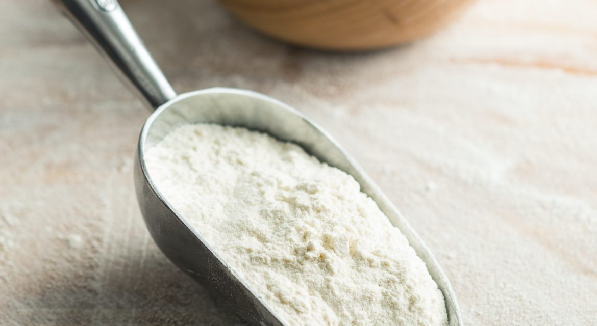 The wheat flour.
